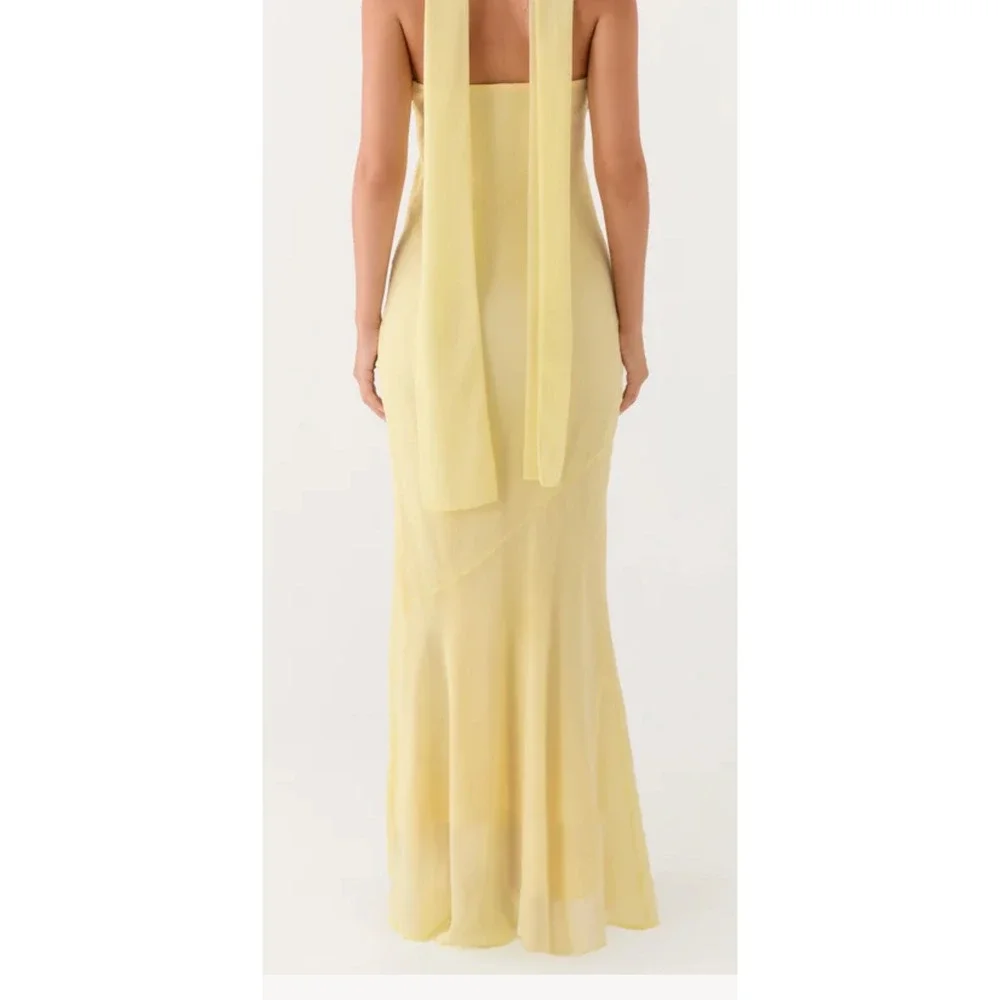 Peppermayo Under The Pagoda Maxi Dress Yellow Size 4 New With Tags - Picture 4 of 10